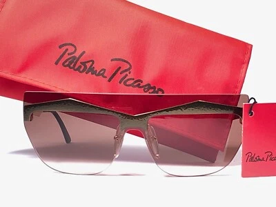 VINTAGE PALOMA PICASSO 3727 ASSYMETRIC AVANT GARDE 1980 MADE GERMANY SUNGLASSES - Image 1 of 4