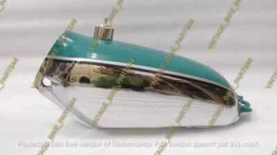 Honda CR125M 1974 Elsinore verde pintado aluminio gasolina combustible tanque gasolina con tapa Foto 1 de 4