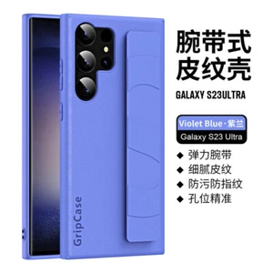 PU Leather TPU Case Cover Wrist Strap For Samsung Galaxy S23 Ultra S22 Plus - Picture 1 of 13