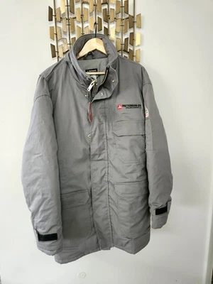 Bulwark FR Flame Resistant Jacket Coat, Size XLG-RG New With Tags Gray JLP8GY1 - Image 1 of 4