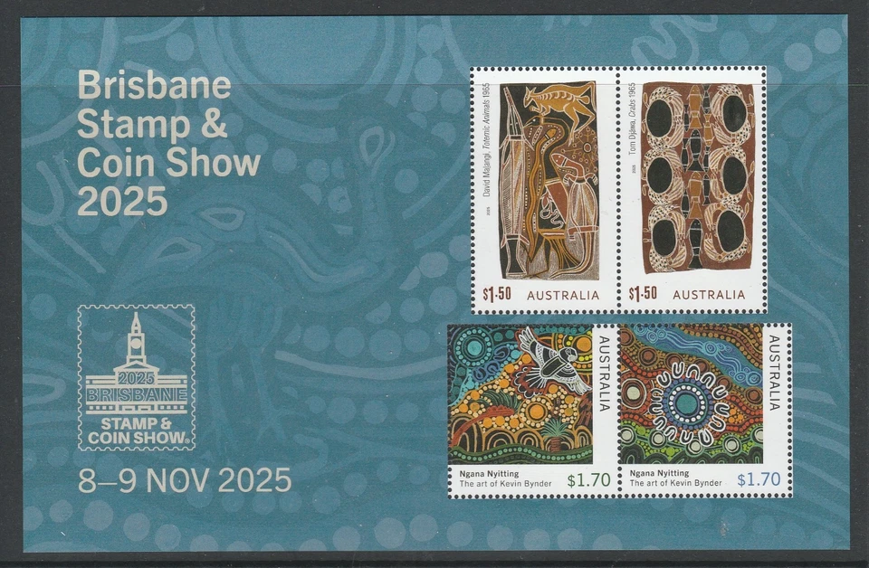 AUSTRALIA 2025 BRISBANE Stamp & COIN Show MINISHEET  MNH — 第 1/1 张图片