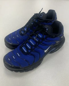 Nike Herren Air Max Plus Premium Schwarz Racer Blau Phantom Größe 10 FQ7331-001 - Bild 1 von 13