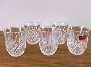Cristal D'Arques Longchamp Durand 24% Lead Crystal Shot Glasses Set of 5 - Picture 1 of 4