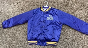 Chaqueta de satén vintage NFL Chalk Line NFL Minnesota Vikings 1990 talla mediana - Imagen 1 de 8