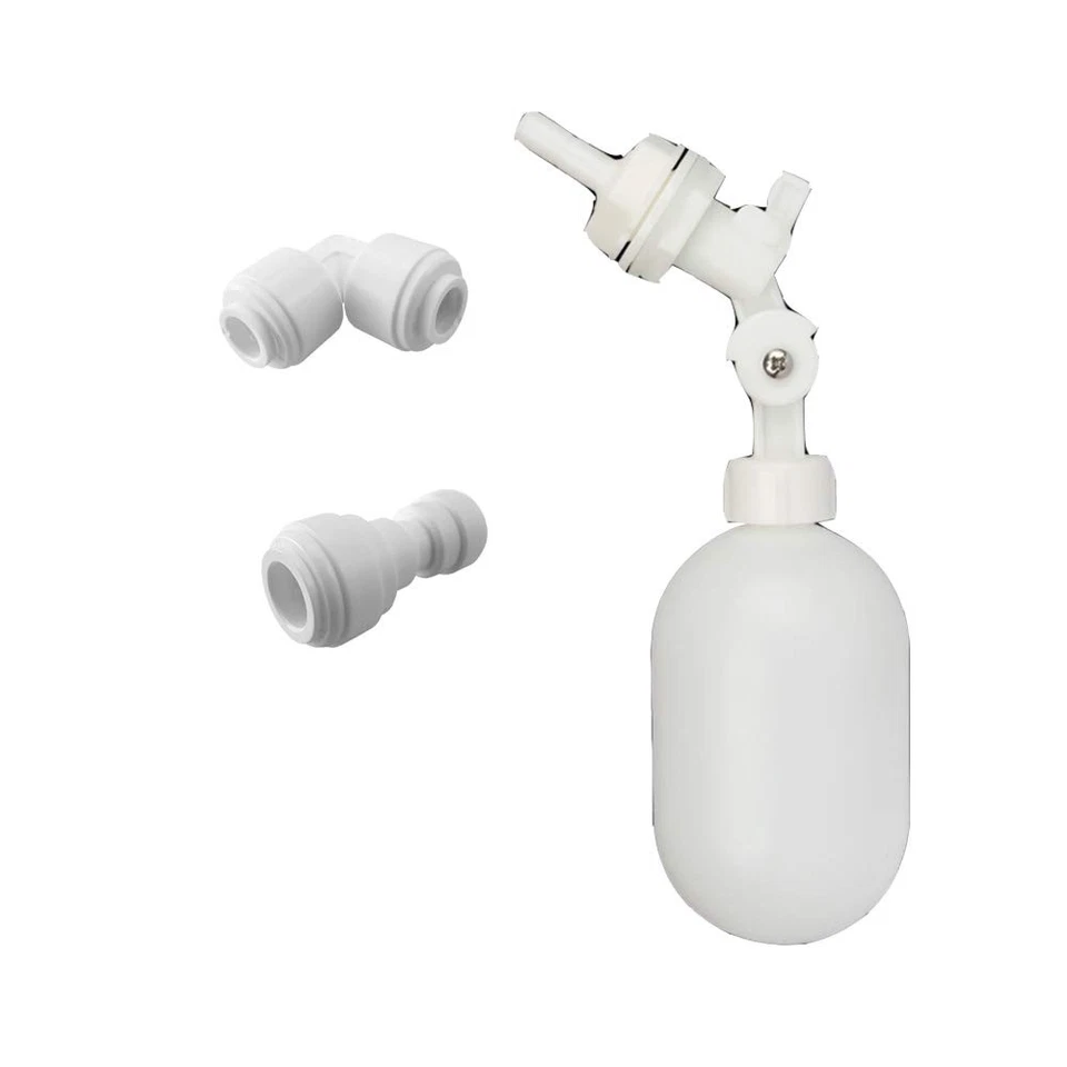 PureSec 3/8&1/4 inch RO Tubing Plastic Float Valve Shut Off Float Ball Floa