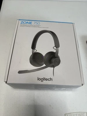 Logitech Zone 750 WIRED Noise Over-Ear  ONLY THE RIGHT SIDE WORKS (00002) - Image 1 of 4