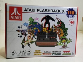 Atari Flashback X Retro Console 110 Built-in Games - 2 Wired Controllers