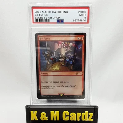 MTG - Secret Lair - By Force - Graded PSA 9 - Image 1 of 4