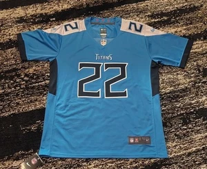 NWT Nike Tennessee Titans Derrick Henry #22 Jersey Mens Large On Field NFL Blue - Picture 1 of 5