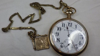 Antique 1915 Burlington Special Watch Co Pocketwatch 16s 19 Jewel Grade 106 - Image 1 of 4