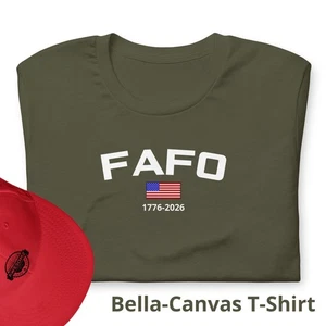 FAFO 250 Years of Freedom Shirt: 1776-2026 American Independence Tee - Picture 1 of 66