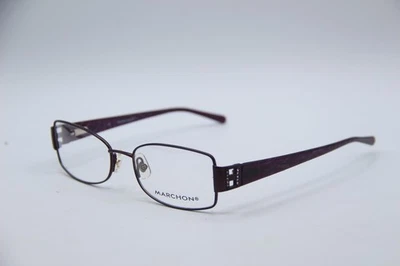NUEVAS GAFAS MARCHON M159 505 MORADAS AUTÉNTICAS MONTURAS DE DISEÑADOR 54-17 Foto 1 de 4