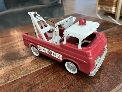 Camión grúa de aceite Ford American Nylint Econoline de colección acero prensado Tonka Foto 1 de 4