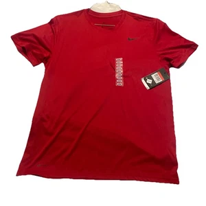 Nike Dry - Fit Red T Men Large - Picture 1 of 4