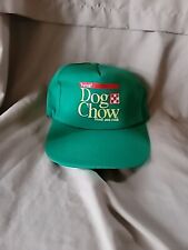 VINTAGE PURINA DOG CHOW EMBROIDERED LOGO HAT. GREEN