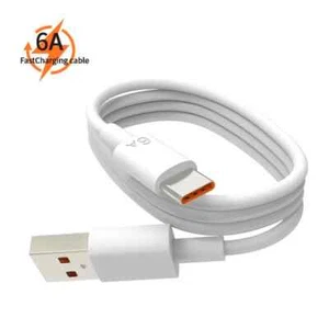 Huawei 6A Type-C USB-C Data Cable Sync Cord Super Fast Charge 1m - Picture 1 of 1