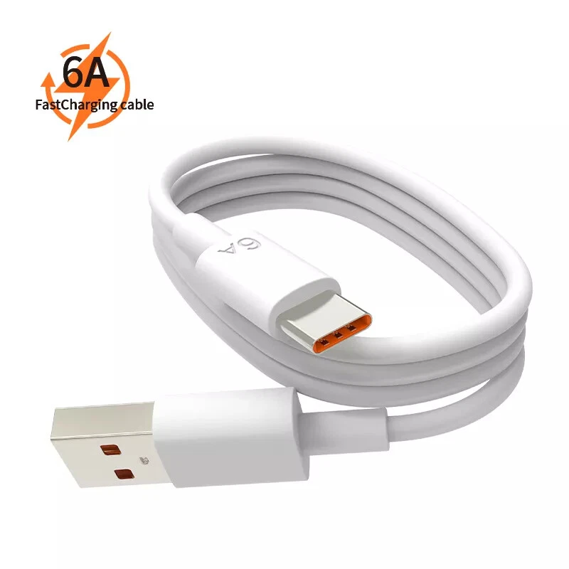 Huawei 6A Type-C USB-C Data Cable Sync Cord Super Fast Charge 1m - Image 1 of 1