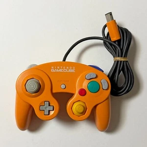 GC Controller Pad Orange Gamecube Nintendo Game Cube Official Good Japan JP - Picture 1 of 11