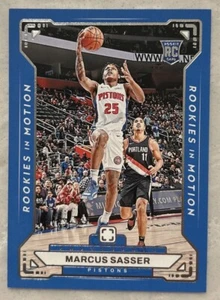 Marcus Sasser 2023-24 Panini Photogenic Rookies In Motion RC #10 Detroit Pistons - Picture 1 of 2