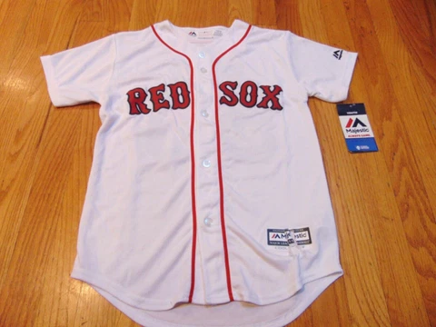 MAJESTIC MLB BOSTON RED SOX MOOKIE BETTS COOL BASE JERSEY YOUTH M 10-12 Cover