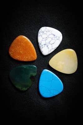 Natural Stone Guitar Picks (Various Types) | WM Guitars Exclusive