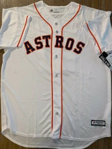 JOSE ALTUVE HOUSTON ASTROS MAJESTIC BIG AND TALL COOL BASE JERSEY WHITE SIZE XLT - Picture 1 of 4