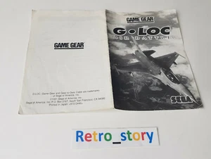 Sega Game Gear - G.Loc Air Battle - Hinweis / Bedienungsanleitung - Bild 1 von 1