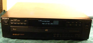 SONY CDP-C235 CD PLAYER 5 DISC CAROUSEL TESTED **NO REMOTE** - Picture 1 of 14