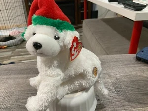 TY BEANIE BABIES DOG TINSEL OF THE MONTH - Picture 1 of 5