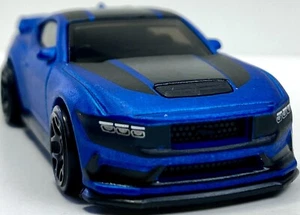 Hot Wheels Then And Now Ford Mustang Dark Horse Blue 1:64 LOOSE - Picture 1 of 3