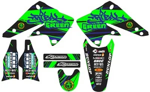 Graphics for 2004 2005 Kawasaki KX250f KXF 250 shroud plastic decals stickers - Foto 1 di 1
