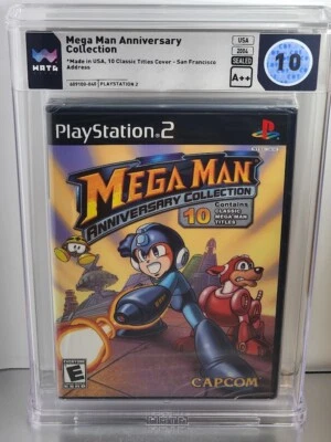 Mega Man Anniversary Collection PlayStation 2 PS2 Graded WATA 10 A++ SEALED - Image 1 of 2