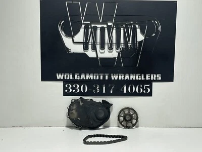 Engranaje de árbol de levas 53010557AA 1999-2006 con cadena de distribución y estuche CC 4K Foto 1 de 4