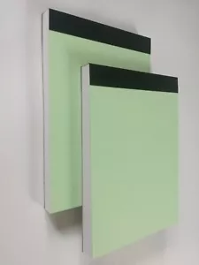 12 x A6 CARTA BIANCA SEMPLICE JOTTER CUSCINETTI NOTE NOTEBOOK 100 fogli per pad. - Foto 1 di 6