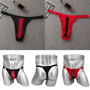 Mens G-String Briefs Sexy Bulge Pouch Thongs Lingerie Underpants T-Back Panties⇘ - Picture 1 of 17