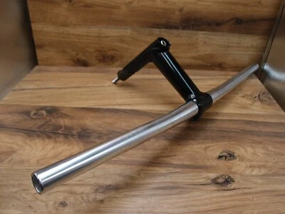 aluminium flat handlebar Kalloy+ quill stem Kalloy 25.4 mm for MTB - Image 1 of 4