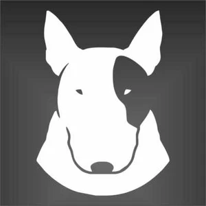 AUFKLEBER Fensteraufkleber Deutscher bull terrier hund Wagen decal STICKER - Bild 1 von 1