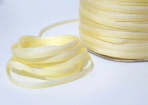 3/16" 5mm wide- 10y- 50 yd Lt Yellow Tone Narrow Ombre Grosgrain Ribbon L438 - Picture 1 of 11