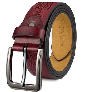 Herren Echtleder Gürtel für Männer Designer Vollleder für Freizeit und Kleidung - Bild 1 von 31