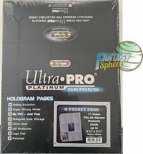 Ultra Pro 100 feuilles Platinium classeur A4 Series 9 cases page stockage carte