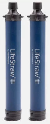 2 Pack LifeStraw Personal Water Filter Brand New - image 1 of 4