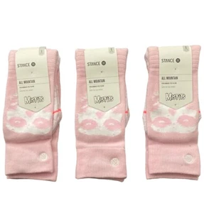 Calcetines Stance X Misfits Snow Over The Calf Rosa Blanco W758C18MSW Talla S (3 PARES) - Imagen 1 de 4