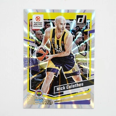 2023-24 Panini Donruss EuroLeague Optic Holo Prizm Nick Calathes #74 /149 - Image 1 of 2