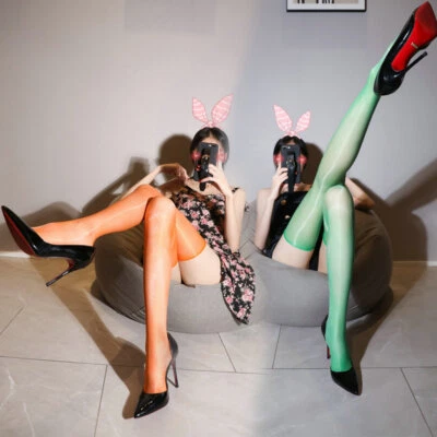 1den ULTRA SHEER Transparent Nylons Nylonstrümpfe Strümpfe glänzend Stockings - Bild 1 von 4