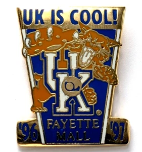 UK Wildcats Fayette Mall 96 97 Promo Pin Kentucky Basketball Mascot VTG Limited - Picture 1 of 5