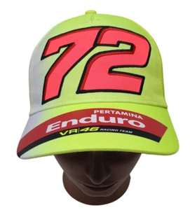 VR46 Riders Pertamina Enduro Marco Bezzecchi #72 Baseball Cap Hat One Size - Imagen 1 de 9