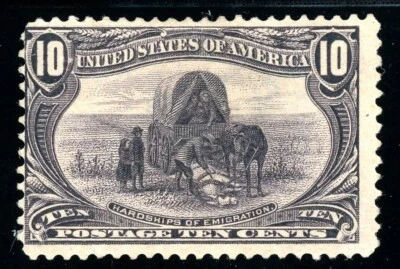 USAstamps Unused FVF US 1898 Trans-Mississippi Hardships Scott 290 NG - Image 1 of 2
