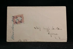 New York: Minden 1865 #65 Cover, Blue Ms, DPO Montgomery Co - Bild 1 von 2
