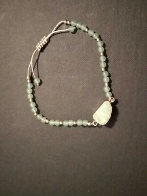 Semi Precious Stone Tourmaline With Beautiful Gold Stone in Front Bracelet  - Image 1 of 4