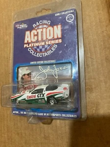 John Force Autographed Castrol 1994 GTX Mustang Funny Car 1:64 NHRA NIB - Picture 1 of 2